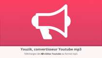 Youzik, convertisseur de video Youtube en MP3