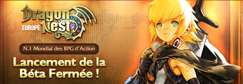 Début de le Beta fermée de Dragon Nest