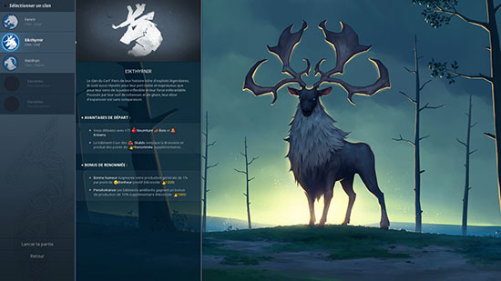 Northgard clan du Cerf