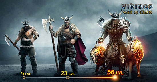 Vikings war of Clans - level